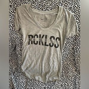 Young & Reckless size Small Gray Women’s Tee